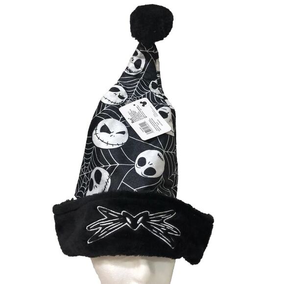NEW, DISNEY THE NIGHTMARE BEFORE CHRISTMAS JACK Christmas Hat Santa Hat Holiday - Picture 1 of 4